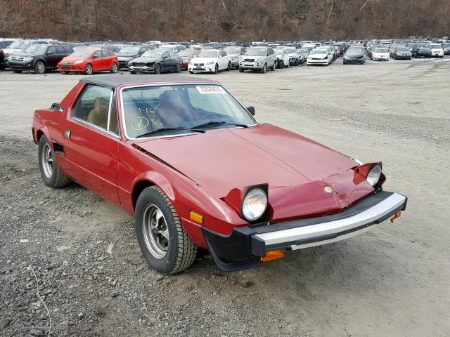 128AS10118873 - 1979 FIAT COUPE RED photo 1