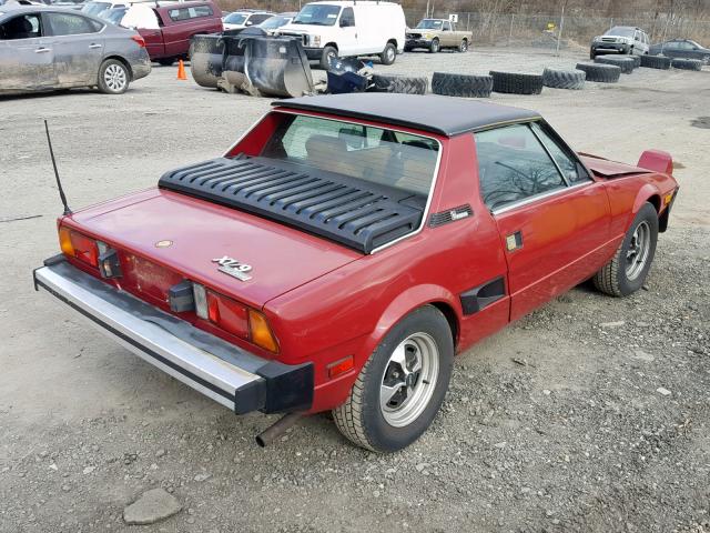 128AS10118873 - 1979 FIAT COUPE RED photo 4