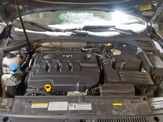 1VWBV7A36FC071669 - 2015 VOLKSWAGEN PASSAT SE GRAY photo 7