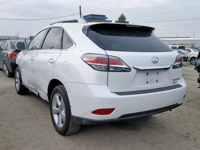 JTJBK1BA6D2455926 - 2013 LEXUS RX 350 WHITE photo 3