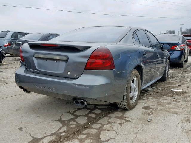 2G2WS522041340862 - 2004 PONTIAC GRAND PRIX GRAY photo 4