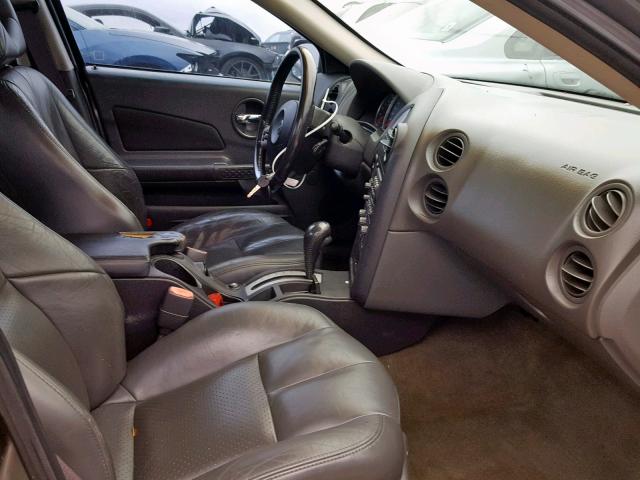 2G2WS522041340862 - 2004 PONTIAC GRAND PRIX GRAY photo 5