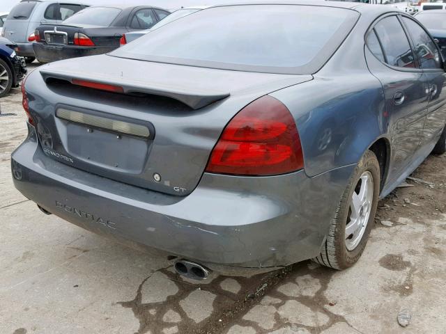2G2WS522041340862 - 2004 PONTIAC GRAND PRIX GRAY photo 9