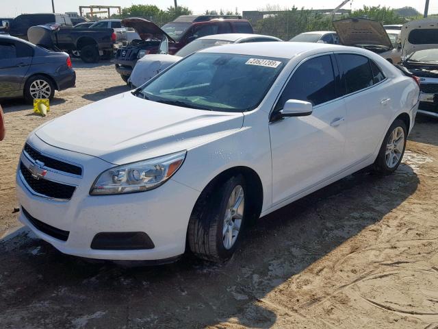 1G11D5RR7DF101328 - 2013 CHEVROLET MALIBU 1LT თეთრი ფოტო 2