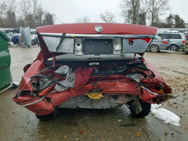 2MEFM75W5YX714366 - 2000 MERCURY GRAND MARQ BURGUNDY photo 9