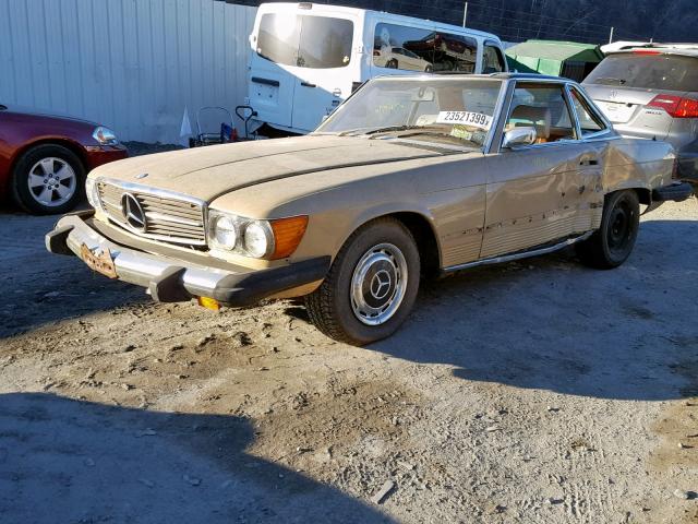 10704412024723 - 1975 MERCEDES-BENZ 450 SL CREAM photo 2