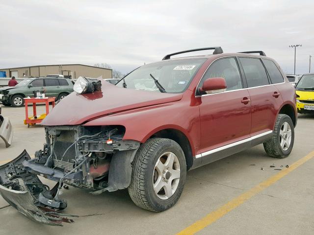 WVGBC67L64D004552 - 2004 VOLKSWAGEN TOUAREG 3. RED photo 2