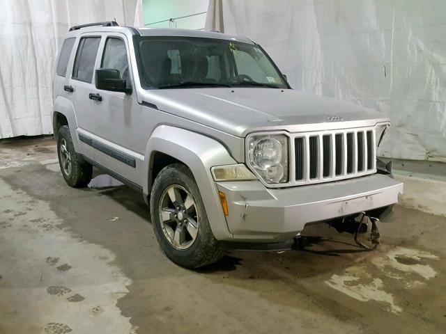 1J8GN28K28W105822 - 2008 JEEP LIBERTY SP ვერცხლისფერი ფოტო 1