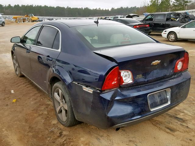 1G1ZJ57B384306910 - 2008 CHEVROLET MALIBU 2LT BLUE photo 3