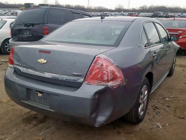 2G1WB57K091252060 - 2009 CHEVROLET IMPALA LS 灰色 照片 4