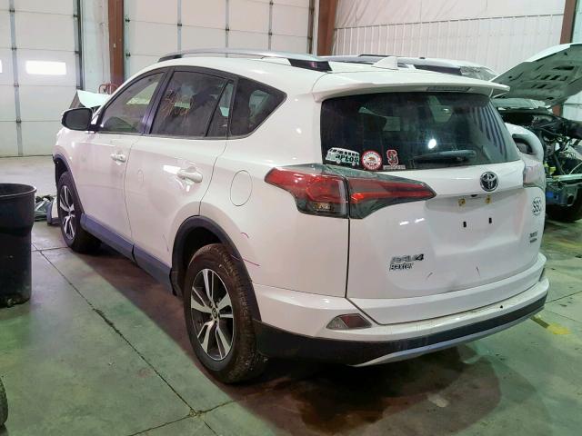 JTMRFREV4JJ729306 - 2018 TOYOTA RAV4 ADVEN WHITE photo 3