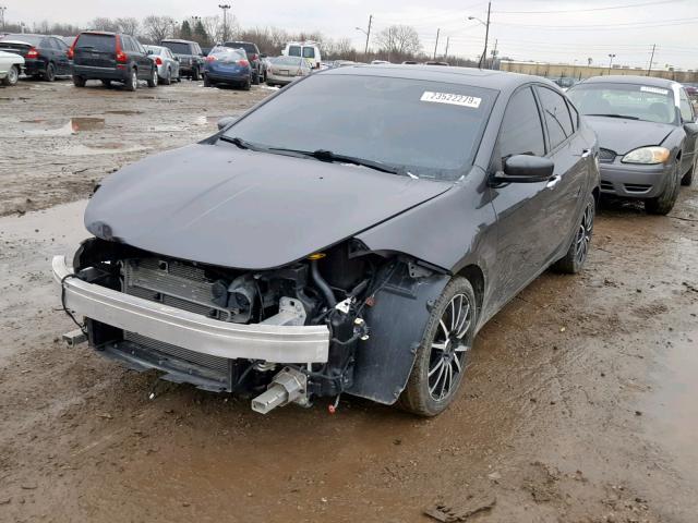 1C3CDFCB5FD205370 - 2015 DODGE DART LIMIT GRAY photo 2