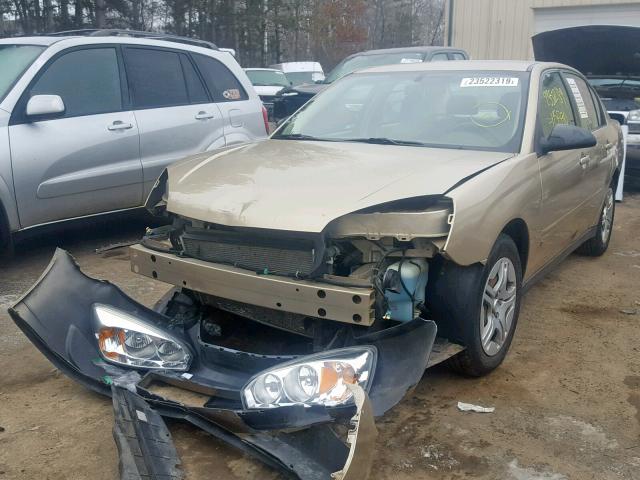 1G1ZS58N78F142295 - 2008 CHEVROLET MALIBU LS GOLD photo 2