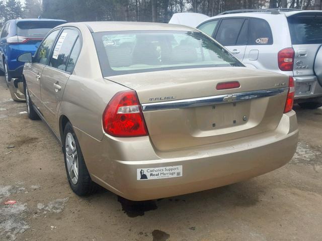 1G1ZS58N78F142295 - 2008 CHEVROLET MALIBU LS GOLD photo 3