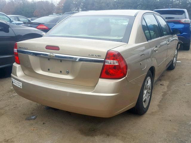 1G1ZS58N78F142295 - 2008 CHEVROLET MALIBU LS GOLD photo 4