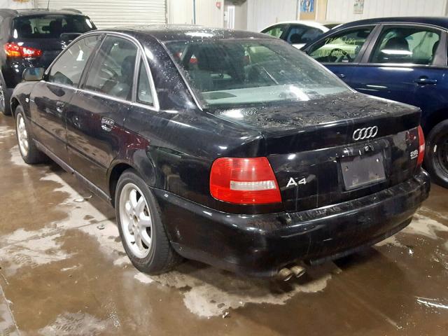 WAUED28D9XA325003 - 1999 AUDI A4 2.8 QUA BLACK photo 3