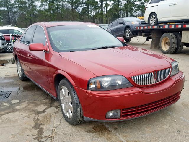 1LNHM86S15Y611030 - 2005 LINCOLN LS BURGUNDY photo 1