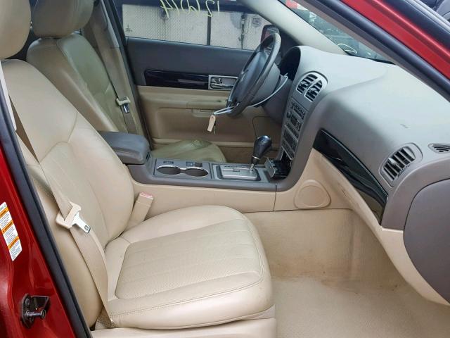 1LNHM86S15Y611030 - 2005 LINCOLN LS BURGUNDY photo 5