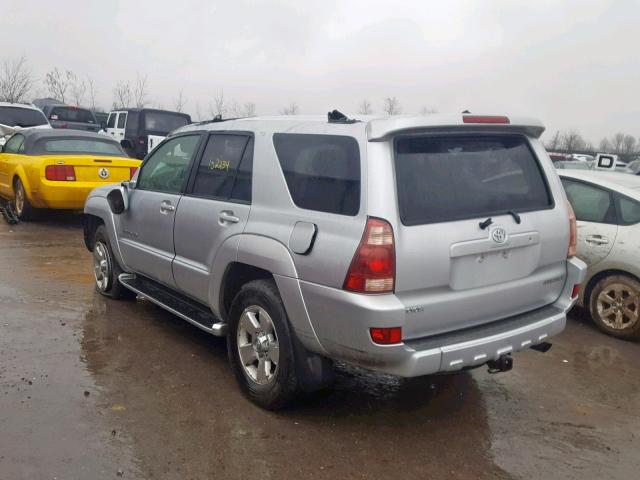 JTEBU17R140046669 - 2004 TOYOTA 4RUNNER LI SILVER photo 3