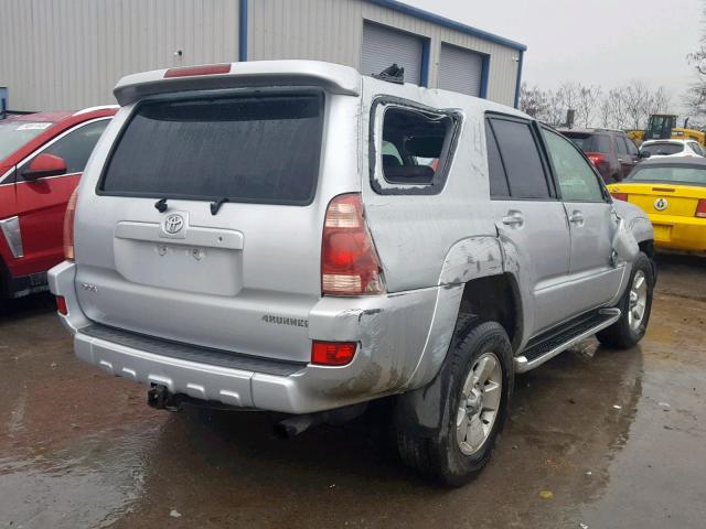 JTEBU17R140046669 - 2004 TOYOTA 4RUNNER LI SILVER photo 4