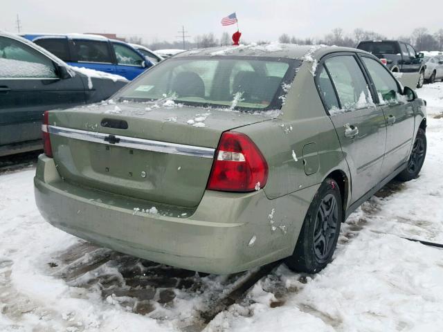 1G1ZS51F16F261024 - 2006 CHEVROLET MALIBU LS Yaşıl foto 4