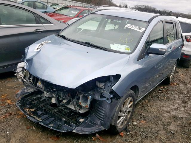 JM1CW2BL1D0157055 - 2013 MAZDA 5 BLUE photo 2