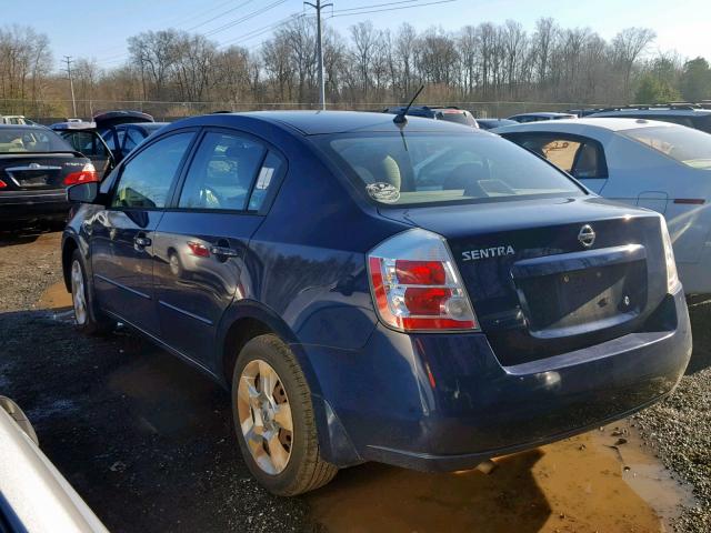 3N1AB61E69L616302 - 2009 NISSAN SENTRA 2.0 BLUE photo 3