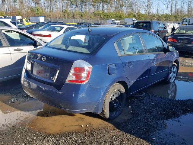 3N1AB61E69L616302 - 2009 NISSAN SENTRA 2.0 BLUE photo 4