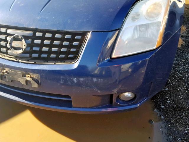 3N1AB61E69L616302 - 2009 NISSAN SENTRA 2.0 BLUE photo 9