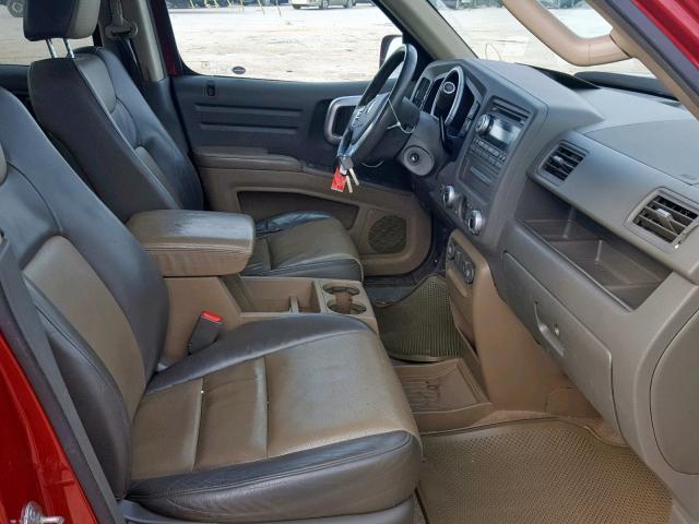 2HJYK16536H565803 - 2006 HONDA RIDGELINE წითელი ფოტო 5
