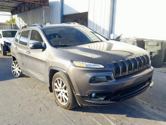 1C4PJLCX6JD612512 - 2018 JEEP CHEROKEE L GRAY photo 1