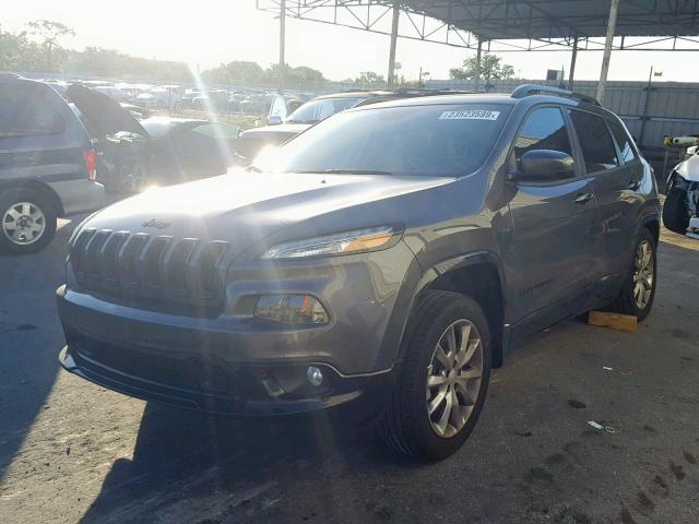 1C4PJLCX6JD612512 - 2018 JEEP CHEROKEE L GRAY photo 2