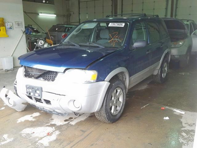 1FMYU93137KA03615 - 2007 FORD ESCAPE XLT BLUE photo 2