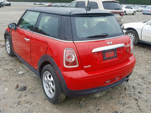 WMWSU3C52DT683200 - 2013 MINI COOPER RED photo 3