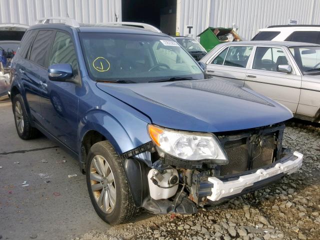 JF2SHAGC4CH451303 - 2012 SUBARU FORESTER T BLUE photo 1