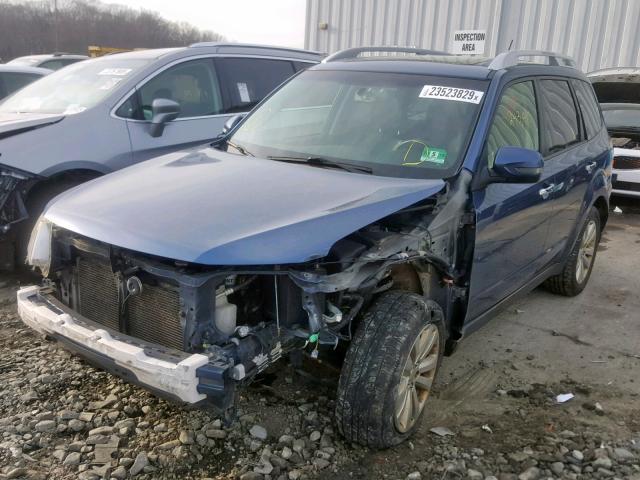 JF2SHAGC4CH451303 - 2012 SUBARU FORESTER T BLUE photo 2