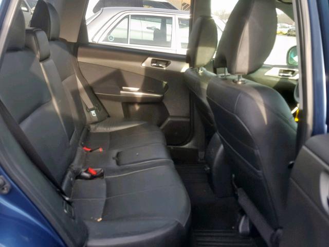 JF2SHAGC4CH451303 - 2012 SUBARU FORESTER T BLUE photo 6