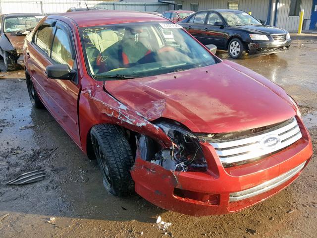 3FAHP06Z88R111160 - 2008 FORD FUSION S RED photo 1