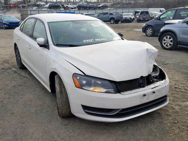 1VWAP7A30DC006951 - 2013 VOLKSWAGEN PASSAT S WHITE photo 1