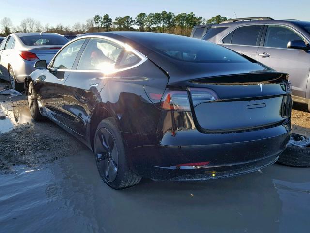 5YJ3E1EA0JF101502 - 2018 TESLA MODEL 3 შავი ფოტო 3
