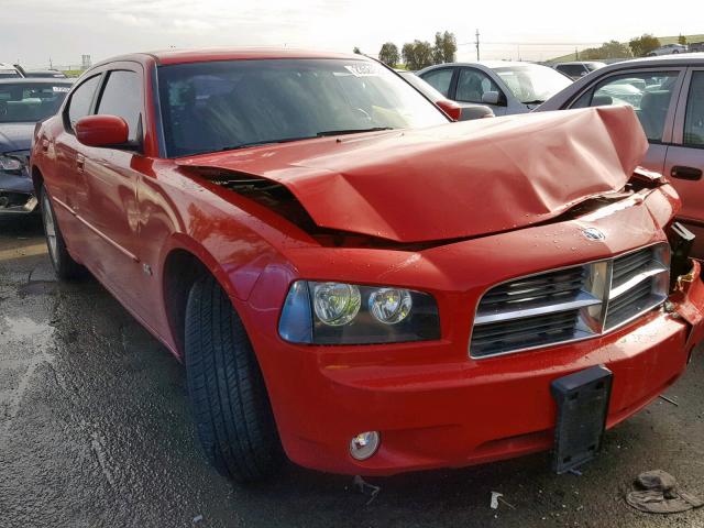 2B3CA3CV5AH233910 - 2010 DODGE CHARGER SX RED photo 1