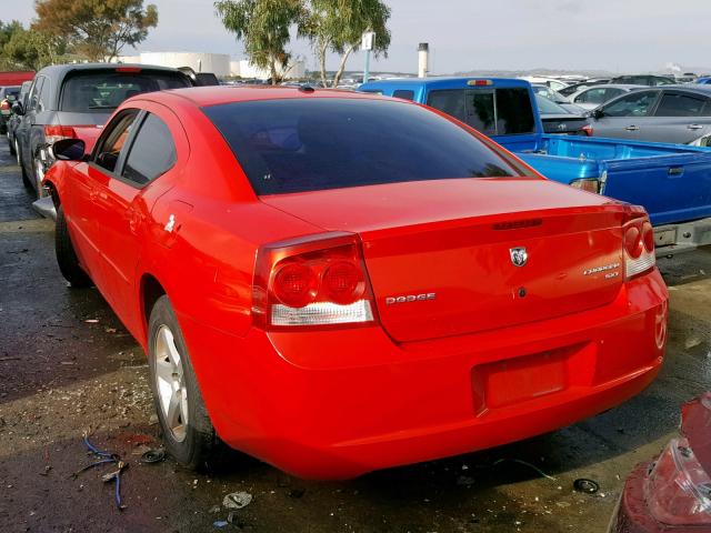 2B3CA3CV5AH233910 - 2010 DODGE CHARGER SX RED photo 3