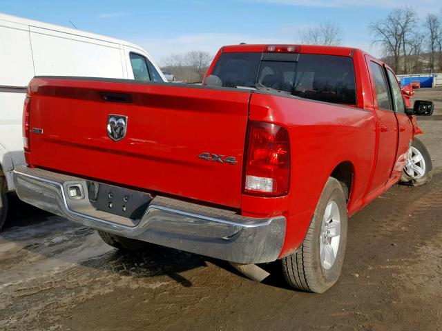 1C6RR7TT5KS513335 - 2019 RAM 1500 CLASS RED photo 4