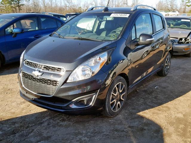 KL8CF6S91FC795960 - 2015 CHEVROLET SPARK 2LT BLACK photo 2