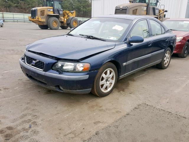 YV1RH59H032253098 - 2003 VOLVO S60 2.5T BLUE photo 2