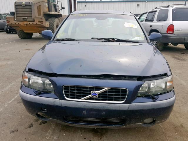 YV1RH59H032253098 - 2003 VOLVO S60 2.5T BLUE photo 7