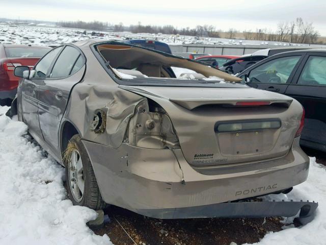 2G2WP552961166208 - 2006 PONTIAC GRAND PRIX BROWN photo 3