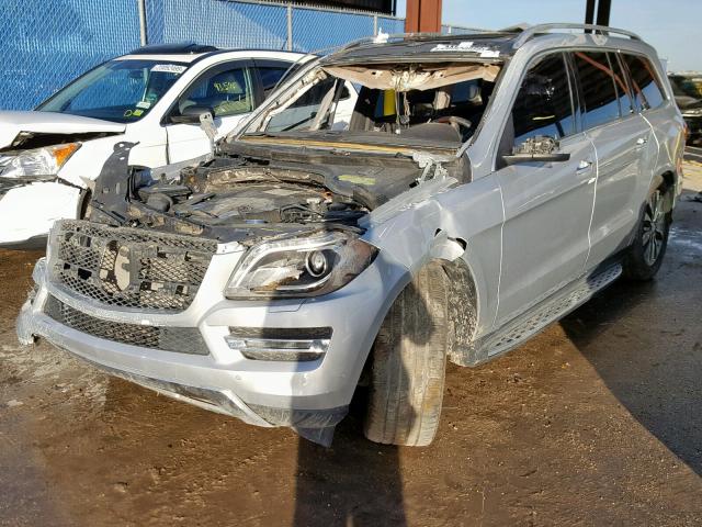 4JGDF7CE4DA201606 - 2013 MERCEDES-BENZ GL 450 4MA SILVER photo 2