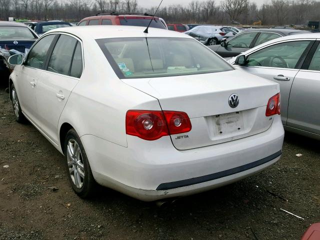 3VWEF71K37M186148 - 2007 VOLKSWAGEN JETTA WOLF WHITE photo 3