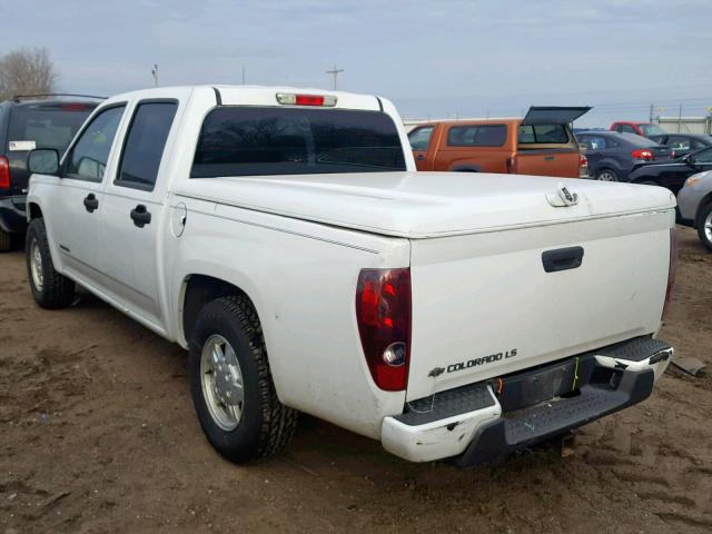 1GCCS136958280006 - 2005 CHEVROLET COLORADO WHITE photo 3